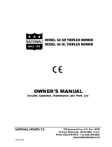 National Mower 68 DL TRIPLEX User manual