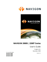 Navigon 2200T User manual
