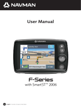Navman F20 Europe User manual