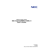 NEC 140Rc-4 User manual