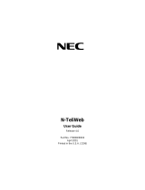NEC 77000WEB02 User manual