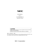 NEC 5020M-16 User manual