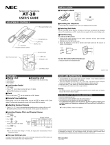 NEC AT-10 User manual