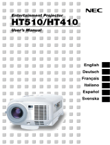 NEC multisync ht410 User manual