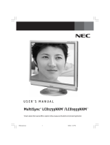 NEC LCD1735NXM User manual