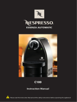 Nespresso C100 User manual