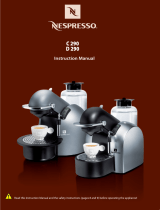 Nespresso C 290 User manual