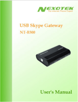 Nexotek NT-B300 User manual