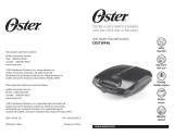 Oster 4-Slice Belgian Waffle Maker User manual
