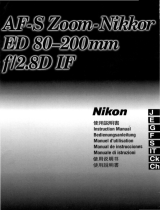 Nikon Fisheye Nikkor 8 mm f/ 2.8 Lens User manual
