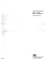 Panasonic NV-J45 Series User manual
