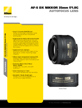 Nikon AF-S DX NIKKOR User manual