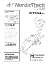 NordicTrack 831.298651 User manual