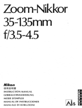 Nikon AI-S -NIKKOR 35-135MM F/3.5-4.5 User manual