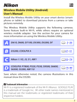 Nikon S5200 User manual