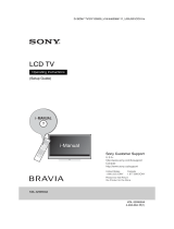 Sony Bravia KDL-42W650A User manual