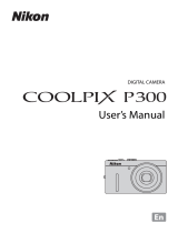 Nikon COOLPIXP300BK User manual