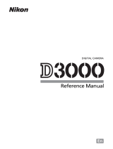 Nikon D3000 User manual