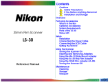 Nikon Coolscan III LS-30 Owner's manual