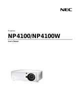 Nikon NP4100W-09ZL - WXGA DLP Projector User manual