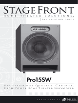 Niles Audio 15SW User manual