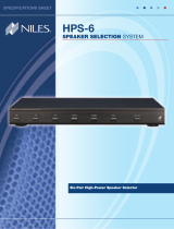 Niles Audio HPS-6 User manual