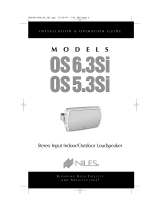 Niles Audio OS5.3SI User manual