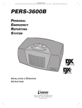 Linear Personal Emergency Reporting System PERS-3600B User manual
