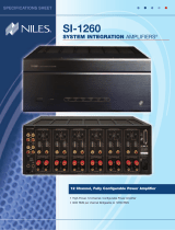 Niles Audio SI-1260 User manual