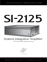 Niles Audio SI-2125 User manual