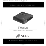 Niles TVA-50 User manual