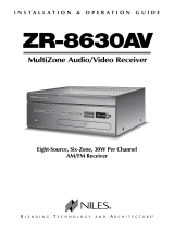 Niles Audio ZR-8630AVZR-8630AV User manual