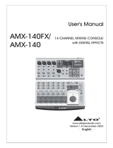 Alto AMX-140 User manual