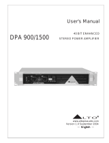 Alto DPA 1500 User manual