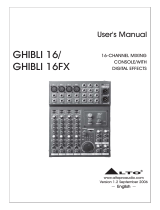 Alto GHIBLI 16 User manual