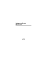 Nokia 1200/1208 User manual