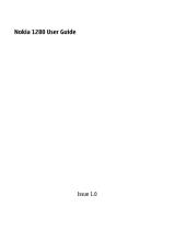 Nokia 1280 User manual