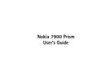Nokia 7900 Prism User manual
