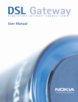 Nokia DSL Gateway High-Speed Internet Connection User manual