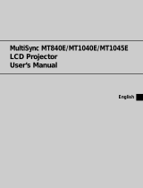 NEC MT840E User manual
