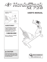NordicTrack SL 728 User manual