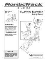 NordicTrack 130 Elliptical User manual