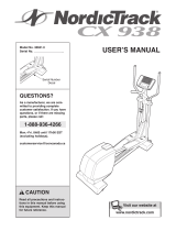 NordicTrack CX 938 NEL5095.1 User manual