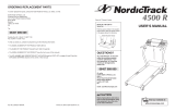 NordicTrack 4500 R User manual