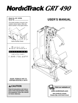 NordicTrack Grt490 User manual
