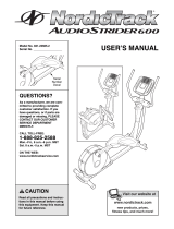 NordicTrack Audiostrider NTEL7506.2 User manual