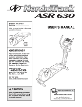 NordicTrack ASR 630 831.23765.0 User manual