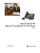 Poly SoundPoint IP 670 User manual