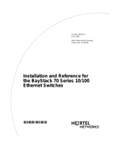 Nortel Networks 70 Series User manual