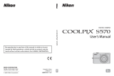 Nikon Coolpix S570 User manual